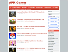 Tablet Screenshot of apkgamer.com